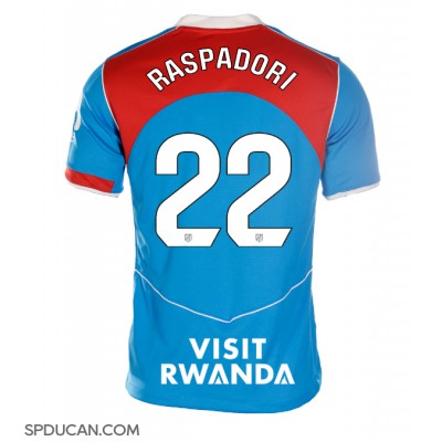 Zenski Nogometni Dres Atletico Madrid Giacomo Raspadori #22 Rezervni 2025-26 Kratak Rukav Zenski Nogometni Dres Atletico Madrid Giacomo Raspadori #22 Rezervni 2025-26 Kratak Rukav